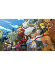 40x20 inches Naruto team anime desk pad with Naruto, Gaara, Temari, Killer Bee, Yugito and Tailed Beasts.