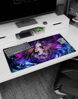Fantasy-inspired Albedo design on 32x16 mouse pad brings Overlord's enchanting aesthetic to life