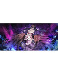 Albedo mouse pad 36x16 with Guardian Overseer and magical swirls for immersive anime-inspired decor