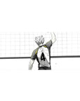 36x16 inches anime desk pad with volleyball ace silhouette, jersey