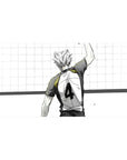 40x20 inches anime desk pad with volleyball ace silhouette, jersey