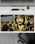 32x16 inches mouse pad with Nico Robin from One Piece, showcasing the emotional intensity of her plea and the Straw Hat Pirates' unwavering loyalty.