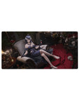 Albedo mouse pad 32x16 featuring Guardian Overseer's poised elegance for dynamic gaming or work setups