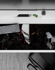 36x16 inches mouse pad with Ichigo’s Vasto Lorde Hollow mask, bloodstained chaos, and pure destruction for a dark, intense vibe.