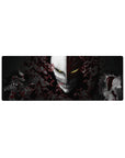 Compact 32x12 inches mouse pad with Ichigo’s Hollow mask, Vasto Lorde form, and bloodstained chaos for an intense Bleach design.
