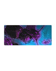 Streamlined Unit-01 Neon Fury Mouse Pad 28x12 featuring radiant energy for bold workspace energy