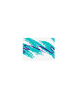 Classic 14x10 inches mouse pad with vibrant abstract design, featuring bold teal and purple brush strokes for creative expression and 90s nostalgia.