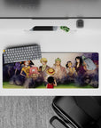 32x12 inches mouse pad with Luffy and the Straw Hat Pirates from One Piece, blending love, loyalty, and strength in a heartwarming tribute.