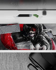 36x16 inches mouse pad with Kaneki design, blending his red eye, blood-red kagune, and stormy background for an action-packed, intense anime look.