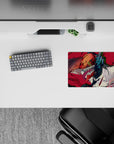 14x10 inches mouse pad with Chainsaw Man, blood-drenched chainsaw, and raw energy for an explosive action-filled workspace vibe.