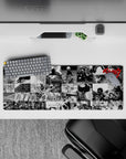 32x12 inches mouse pad with iconic Berserk moments, including Guts' struggles and the haunting Eclipse imagery, perfect for fans seeking epic storytelling in their workspace.