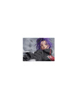 Classic Konan mouse pad 14x10 featuring purple hair and commanding aura for compact fan setups