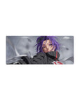 Streamlined Konan mouse pad 28x12 featuring purple hair and origami vibes for bold desk decor