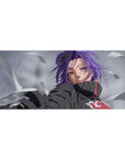 Konan Akatsuki desk pad 36x16 with purple hair and origami theme for immersive Naruto-inspired decor