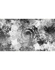 Desk pad featuring swirling black-and-white patterns flowing like liquid waves, 40x20 inches, perfect for adding a mesmerizing and modern touch to your workspace.