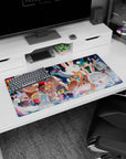 Festival fun design on 32x16 mouse pad brings One Piece's playful spirit to life with bright colors