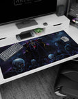Dark fantasy design on 40x20 mouse pad perfect for bringing Ainz Ooal Gown's power to your workspace