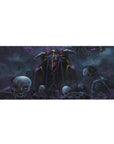 Overlord mouse pad 36x16 with Ainz Ooal Gown and skeletal army for bold anime-inspired decor and setups