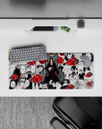 28x12 inches mouse pad showcasing Itachi Uchiha, capturing the essence of his powerful Sharingan and his sacrifice for his brother and village.