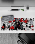 32x12 inches mouse pad with Itachi Uchiha, capturing his emotional journey and powerful Sharingan, perfect for fans of Naruto.