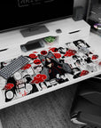 Large 40x20 inches desk pad featuring Itachi Uchiha, highlighting his emotional journey and the complexity of his decisions from Naruto.