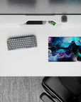 14x10 inches mouse pad with vibrant cosmic clouds, capturing the mystery and wonder of outer space for your workspace.