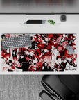 Persona 5 Royal mouse pad featuring Joker, Kasumi, Futaba, Makoto, Sojiro; vibrant 32x16 inch collage design.