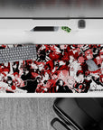 Persona 5 Royal anime desk pad, 36x16 inches, featuring characters like Joker, Kasumi, Futaba; colorful and vibrant.