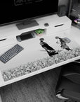 Tokyo Ghoul-inspired design on 40x20 desk pad perfect for adding depth, poignancy, and artistic elegance to your setup or decor