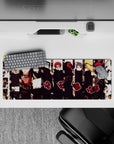 Dangerous Akatsuki theme on 32x12 mouse pad featuring legendary ninjas for Naruto enthusiasts