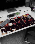 Iconic Akatsuki design on 40x20 desk pad perfect for capturing the essence of Naruto's elite group
