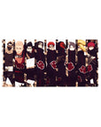 Akatsuki mouse pad 32x16 featuring rogue ninjas and intense design for dynamic gaming sessions