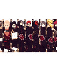 Akatsuki-themed desk pad 40x20 featuring legendary rogue ninjas for bold Naruto-inspired setups