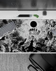 40x20 inches desk pad showcasing the Eclipse scene from Berserk with the Black Sun surrounded by demons, perfect for adding unforgettable intensity to your workspace.