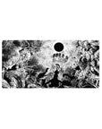 Mouse pad featuring the haunting Eclipse scene from Berserk, 32x16 inches, with the Black Sun and demons, perfect for adding dark energy and raw emotion to your workspace.
