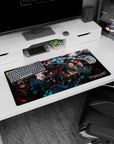 Powerful Overlord design on 32x16 mouse pad brings Ainz Ooal Gown's legendary presence to life vividly
