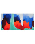 Abstract Swirl Desk Mat 32x16 featuring fluid swirls for gaming or workspace energy with artistic flair