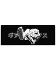 Compact Gear 5 mouse pad 32x12 with striking black-and-white theme for sleek and stylish desk decor