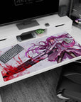 Akame ga Kill!-inspired design on 40x20 mouse pad perfect for adding power, elegance, and battle-ready energy to your setup or decor