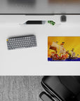 Small-sized 14x10 mouse pad with Thousand Sunny design adds dream-chasing energy to any desk or workspace