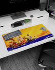Freedom and adventure design on 32x16 mouse pad brings One Piece's timeless journey to life