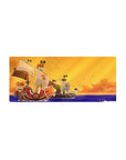 Streamlined Thousand Sunny mouse pad 28x12 featuring radiant horizon for bold workspace flair