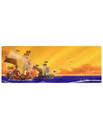 Compact Thousand Sunny mouse pad 32x12 with radiant sunset theme for sleek and stylish desk decor