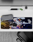 Powerful 32x12 mouse pad features Luffy's ultimate form for fans of One Piece's legendary moments