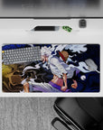 Bold 32x16 mouse pad combines Luffy's Gear Fifth form with sleek design for impactful visuals