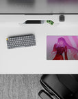 Small-sized 14x10 mouse pad with anime theme adds bold, artistic energy to any desk or workspace