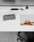 14x10 inches mouse pad featuring Luffy's Straw Hat from One Piece, showcasing the iconic symbol of adventure and legacy.