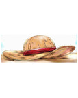 Compact 32x12 inches mouse pad featuring Luffy's Straw Hat from One Piece, exuding the spirit of the Grand Line in a bold design.