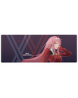 Compact Dominant Gaze Mouse Pad 32x12 with anime theme for stylish and sleek desk decor