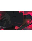 Obito Uchiha desk pad 40x20 featuring iconic mask and blazing Sharingan for Akatsuki-inspired style